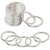 20 Stück Schlüsselringe,Schlüsselanhänger Ringe,Schlüsselringe Edelstahl,Schlüssel Ring,Ringe Schlüsselanhänger,Ringe für Schlüsselanhänger,Schlüsselringe 25mm,für Hausschlüsseln,Autoschlüsseln