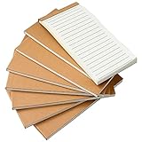 TOGEVAL 8 Stück Teiliges Kleines Notizbuch mit pro Block Liniertes Memo Pad aus Hochwertigem Handliches Schreibblock für Notizen und Tragbar für Alltag und Büro