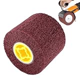 Nylonbürste: 80 Körnung Schleifbürste Polierbürste Schleifwalze Bürste Schleifhülsen für Schleifroller Schleifmaschin Bürstenschleifer Satinierwalze Nylonbürste Schleifaufsätze zum Polier