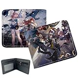 Sonsoke Kafka Anime Herren-Brieftasche, zweifach gefaltet, Ausweis, Kreditkarte, Mehrzweck-Geldbörse für Männer und Frauen, Geschenk Cosprey, mehrfarbig, L, Modern