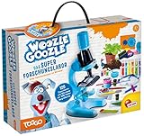 Lisciani – WOOZLE GOOZLE – 2-in-1-Experimentierbox – Box mit 120 neuen Experimenten – inklusive: 1200 x Mikroskop – pädagogisches Wissenschaftsspiel für Kinder – hergestellt in Italien – ab 8 Jahren