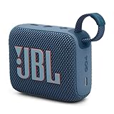 JBL Go 4 - Blau – Tragbare Bluetooth-Lautsprecher-Box mit JBL Pro Sound, tiefem Bass und Playtime-Boost-Funktion – Wasserfest und staubfest – 7 h Laufzeit