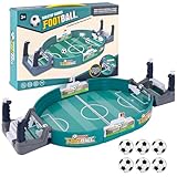 COEKI Interaktives Tischfußballspiel Mini Tischkicker mit 6 Fußbälle Tischfussball Kinder Desktop Spielzeug Tisch Fußball Kit Spieler Party Tischkicker Fußball Geschenke für Kinder und Erwachsene