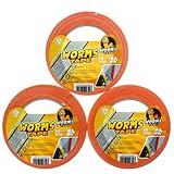 ARPON Profi Putzband 48mm x 50 Yard - Fassadenband für grobe Oberflächen - Klebeband zur Verwendung im Innen- und Außenbereich - Abklebeband UV-beständig - Universal Worms Tape Made in EU