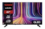 Telefunken QLED TV 40 Zoll Fernseher Full HD Android Smart TV (HDR, Triple-Tuner, Bluetooth) QF40AO750S