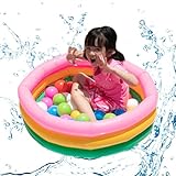 Aufblasbarer Pool, aufblasbarer Pool für Kinder | Pool auf eingedicktem Boden | Aufblasen Sie den Familienpool für Kinder, tragbarer Kinderpool für die Sommer -Wasserparty