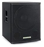 Pronomic SA-15 SUB Aktiv Subwoofer - 1x 15 Speaker mit Bassreflex-Öffnungen - 600 Watt Spitzenleistung - max. SPL: 124 dB - 35mm-Flansch - schwarz