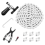 Ruyeiig 6/7/8 Gang Fahrradkette | Fahrrad-Kettennieter Reparaturset - Rennrad Zubehör Verbindungsstücke Kompaktes Werkzeug Für Profis & Enthusiasten