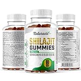 Naturavix Shilajit Gummis mit Ashwagandha und Schwarzkümmelöl