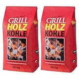 Premium Holzkohle Holzkohlewerk Lüneburg - Grillkohle, Kohle, Grillholzkohle, Restaurantkohle, Holzkohlebriketts, Kohlebriketts - für Holzkohle-Grill, Restaurant-Grill (20, KG)