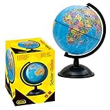 Idena 569906 - Globus mit politischem Kartenbild, Ø 18 cm, Schüler Globus, ideal für die Schule