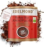 Bio Kakaopulver Rohkost von Edelmond. Cadmium Analysiert. 100% pur + entölt als Rohkost oder Smoothie cacao. AAA Chocolatiers Qualität (200GR)