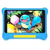 Yicty Kinder Tablet 7 Zoll Android Tablet für Kids 5GB RAM 32GB ROM Kindersicherung IPS HD Bluetooth WiFi Quad Core Dual-Kameras Children's Tablets PC mit Schutzhülle (Blue)