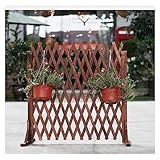 Holzgitter Gartenzaun für Weihnachtsbaum Sichtschutz Dekoration