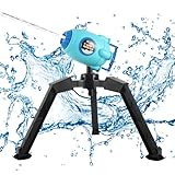 Wasserspritzpistole Rocket Water Gun,Wasserpistole Gartenbewässerung Raketen Wasserkanone Wasser Sprinkler für Kinder Gartenspielzeug,Sprinkler Rakete Wasserpistole für Kinder Spritzpistole (Blau)