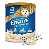 Ensure NutriVigor Vanille Shake – 1 x 400 g – Nahrungsergänzungsmittel mit CaHMB, Proteinen und 27 Vitaminen und Mineralstoffen – Für eine gesunde, ausgewogene Ernährung