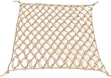 TOTLAC Kindersicherheitsnetz Hanfseil Retro Dekorationsnetz Geländer Schutznetz Anti-Fall-Netz Sicherheitsnetz Kindergarten Dekorationsnetz Anti-Katzennetz Hängendes Kleidernetz (Size : 3x7m)