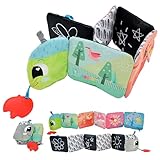 Lamaze Bunte Raupenreise, Babyspielzeug für Neugeborenes, sensorisches Spielzeug für Babys mit Farben und Geräuschen, Entwicklungsspielzeug für Jungen und Mädchen ab 6 Monaten, L27463