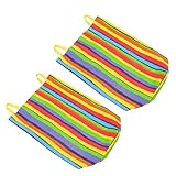 KICHOUSE 2 Stück Hüpfsack Spielset Kinder Mittlere Größe Robustes Stoffmaterial Sackhüpfen Outdoor Spielzeug Teamspiele Garten Party