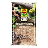 COMPO Zoo Terrarien-Substrat für Schlangen - Naturprodukt - feuchtigkeitsabsorbend - vermindert unangenehme Gerüche - 10 Liter