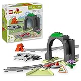 LEGO DUPLO Town Eisenbahntunnel und Schienen – Erweiterungsset, Geschenk für Kleinkinder, fördert die Fingerfertigkeit, Spielset für Fahrzeugfans ab 2 Jahren, kreatives Lernspielzeug 10425
