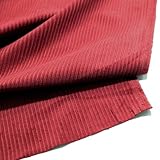 TOLKO 1m Cord Stoff | elastischer Baumwoll Cordsamt | Bekleidungsstoff für Hosen Jacken Kleider | weiche Meterware 150cm breit | uni Baumwollstoffe Nähstoffe günstig kaufen (Kirsch Rot)