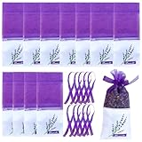 10 Stück Lavendel Duftsäckchen Leer,Lavendelsäckchen Leere Mit Kordelzug,Säckchen Für Lavendel,Kleine Lavendelbeutel,Für Duftsäckchen Kleiderschrank,Befüllen Lavendel Getrocknet Gewürze Und Kräuter