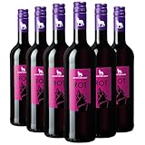 Wolfenweiler Rotwein lieblich SÜSSE WÖLFE - Rotwein Cuvée fruchtig-süß mit Cassis- und Beerenaromen, Qualitätswein aus Baden (6 x 0,75l)