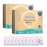 Wäschereinigungs-Waschkapseln, 5-in-1 Flüssigwaschmittel Kapseln, Waschmittel Pods Kapseln Frische Blüten, Konzentriert, Für alle Waschmaschinen, 2 Boxen