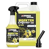 SPRINGER GX1000 - - Insektenentferner 5L + 1L - - Materialschonende Rezeptur - - Tiefenwirksame Formel - - Insekten-Reiniger für hartnäckige und angetrocknete Insektenreste
