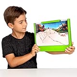 Basic Fun Onkel Milton Riesen-Ameisenfarm, extra großer Sichtbereich mit Ameisen-Picknick-Szene, perfektes Spielzeug für das Klassenzimmer, klassisches Kinder-Lernspielzeug für Jungen und Mädchen