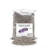 OLILLY - 1 Kg - Ernte 2024 - Getrocknete Lavendelblüten aus der Provence - Lavendel - (Lavandin Grosso, 1000 Gramm)