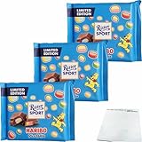 usy Bundle für Ritter Sport Haribo Pico-Balla 3er Pack (3x100g Tafel) + usy Block
