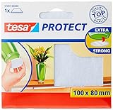 tesa Protect Filzgleiter, rechteckig, 100mm:80mm, weiß, 1 Stück