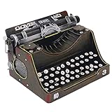 Vintage-Schreibmaschine, Stilvolle Retro-Schreibmaschine, Dekoration, Vintage-Eisen, Handgefertigtes Modell für Zuhause, Wohnzimmer, für Anlässe oder Veranstaltungen