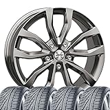Kompletträder Winterräder Winterkompletträder Uteca 8x18 ET45 5x112 kompatibel mit Audi TT SQ2 S4 Q3 Q2 A6 A4