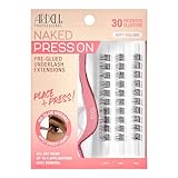 ARDELL Naked Press On Soft Volume I 30 selbstklebende Wimpern I Einzelne Wimpern bis zu 4x wiederverwendbar I Künstliche Wimpern selbstklebend I Natürliche Lashes mit 24h Halt I Wimpern Extensions