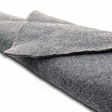Qualitäts - Teichvlies 800 g/m² - 40qm in 1m Breite - Teichfolienunterlage Schutzvlies Poolvlies