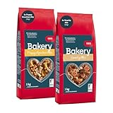 MERA Bakery Snacky + Puppy Knochen Mix (je 1kg), Leckerli Hund & Hundekekse für Training & Belohnung | schonend gebackene Hundeleckerli | fettarme Hunde Leckerlis aus natürlichen Zutaten | Dog Treats