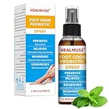 1x100ml Fußspray,Fußdeo Anti-Transpirant,Fuss Spray Schutz vor Fußgeruch und Schweiß,Linderung von Juckreiz und Fußgeruch reduzieren,zieht schnell ein, fetten nicht,für alle Hauttypen