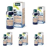 Kneipp Bade-Essenz Tiefenentspannung - Badeöl mit natürlichem ätherischen Patchouliöl & wertvollem Sandelholzextrakt für tiefe Entspannung & Ruhe - ohne Mikroplastik - 100ml (Packung mit 5)