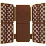 BoxLegend V7 Faltbrett für Kleidung, Falthilfe für Wäsche, Tshirt faltbrett, Wäsche Zusammenlegen Brett, Zusammenleghilfe, Metallkanten T Shirt Falter für T-Shirts, Pullover, Hemden, Hosen, Braun