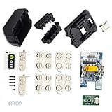 18650 Batterie Kunststoffhülle Für BL1830 18V Batterie Mit LED LED LED Anzeigen Der PCB Leitungsausstattung.