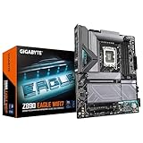 GIGABYTE Z890 Eagle WIFI7 Motherboard - Unterstützt Intel Core Ultra (Serie 2) CPUs, 14+1+2 Phasen VRM, bis zu 8800MHz DDR5 (OC), 1xPCIe 5.0 + 3xPCIe 4.0, Wi-Fi 7, 2.5GbE LAN, Thunderbolt 4