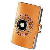 I-CLIP Original für Apple AirTag mit Geldklammer - Portemonnaie - Slim Wallet - Geldbörse kompatibel mit Apple AirTag - Herren - Silver Desert