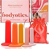 Bodyotics Silikon Beckenbodenmuskeltrainer-Set mit 5 Dilatatoren für Frauen - Überwinden Sie Grenzen mit Bodyotics