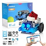 Makeblock mBot 2 Programmierbarer Roboter für Kinder, AI Roboter Spielzeug mit WiFi Fernbedienung, mit Scratch und Python Kompatibles, Intelligent STEM Bausatz Geschenk für Kinder ab 8 Jahren