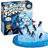 Ravensburger 21325 - Plitsch Platsch Pinguin - großer Spielspaß mit Geschicklichkeitsfaktor für Kinder und Erwachsene - Klassiker für 1 bis 5 Spieler ab 4 Jahren - Geburtstagsgeschenke