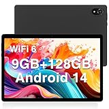 DOOGEE U10 2025 Neueste Tablet 10 Zoll Android 14 Tablet 128GB ROM (1TB TF) 9GB RAM Tablet PC, 5G WIFI6 Widevine L1, BT 5.0, 1280 * 800 IPS HD, OTG, Face ID, Type C, 5060mAh, 8+5MP, Kinder Tablet