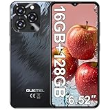 OUKITEL C3 Smartphone Ohne Vertrag - 16GB+128GB /1TB, 6.52 Zoll Handy Ohne Vertrag, 5000mAh Handy Günstig, 13MP+5MP Android 14 Smartphone, 4G Dual SIM Simlockfreie Handys/Face ID/OTG/GPS/3.5mm Jack